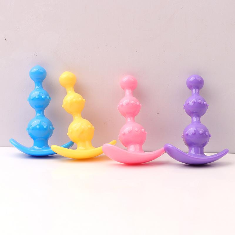 Soft Butt Plug Masturbation Anal Plug Sex Toys  Anal Bead Dilator Toys for Men Women
