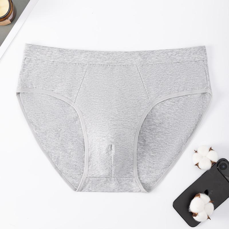 A Antibacterial Mens Cotton Breathable Briefs U Convex Underwear Wholesale