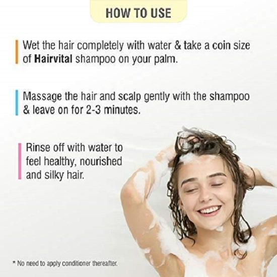 Hairvital Shampoo And Conditioner with Natural Aloe Vera 200ML