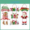Merry Christmas Paper Door Hanging Decoration Wholesale Create A Festive Atmosphere