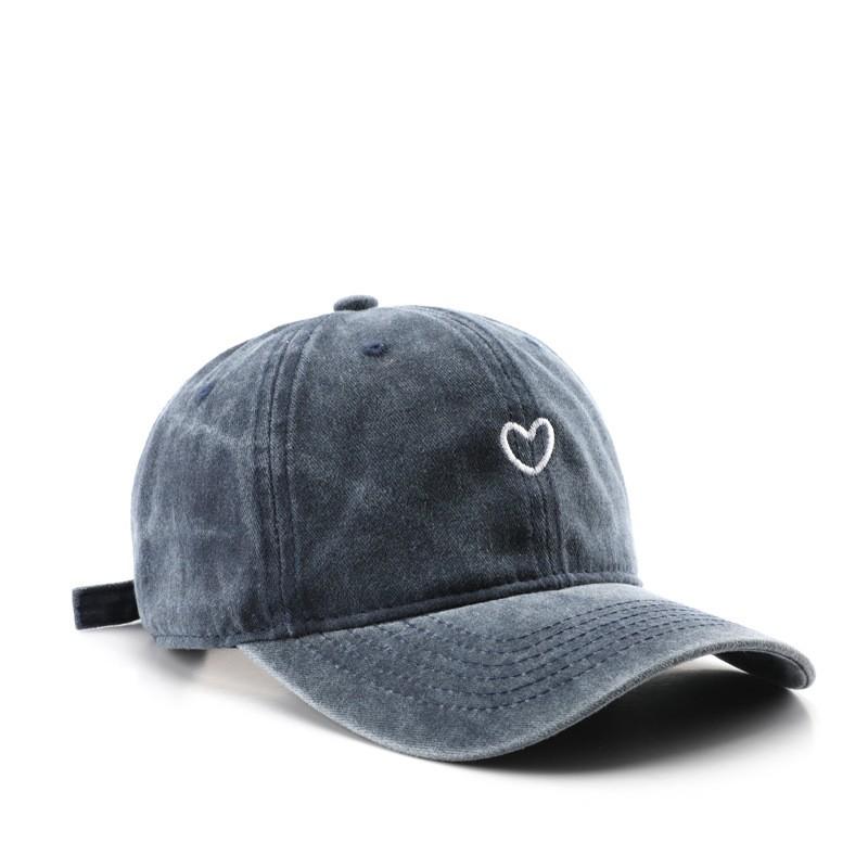 Four Seasons Cotton Love Embroidery Casquette Baseball Cap Adjustable Outdoor Snapback Hats for Men and Women 219