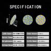2Pcs 1W 2W 3W  G4 Back Pin Round Board LED Bulb DC 12V 24V  Lamp For Car Boat Home Spotlight Cabinet Lighting Replace Hologen