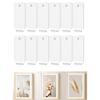 Pack of 12 Adhesive Picture Frame Hooks Easy Installation Wall Hangers for Photos Posters and Paintings Display Shelf