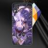 G-Genshin Impact Raiden Shogun Phone Case For Samsung Galaxy A13,A21s,A22,A31,A32,A52,A53,A71,A80,A91 Soft Black Phone Cover