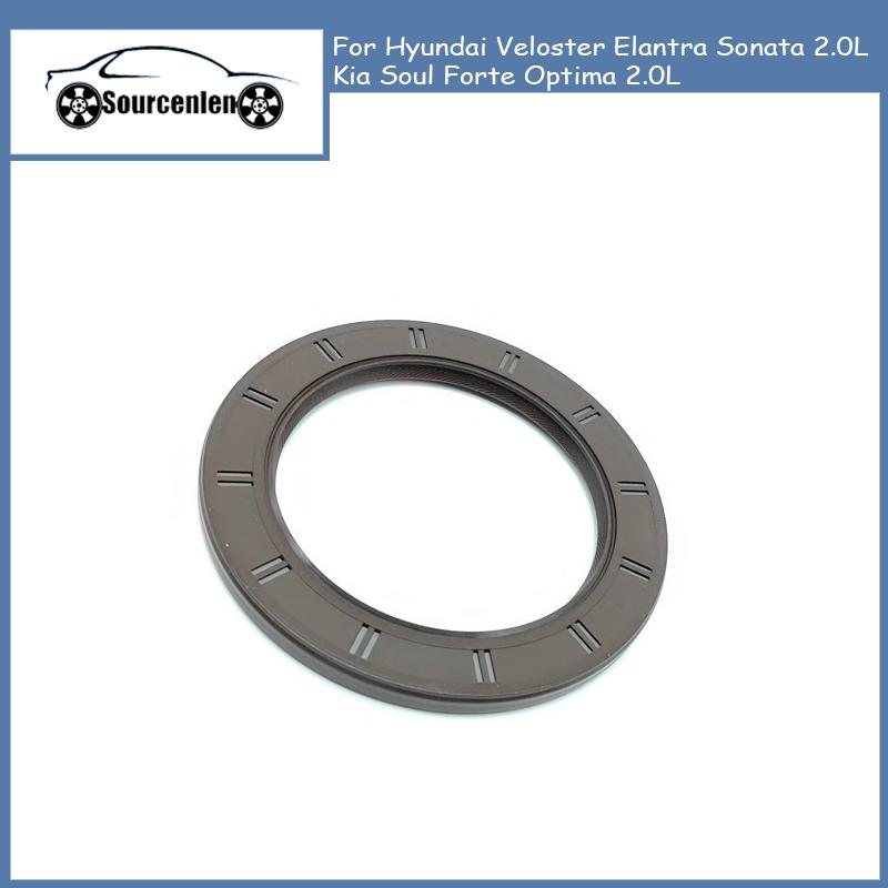 Brand New 214432E100 21443-2E100 Engine Crankshaft Seal for Hyundai Veloster Elantra Sonata 2.0L for Kia Soul Forte Optima 2.0L