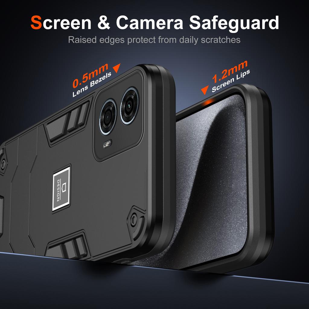 For Motorola Moto G24 Power Case PC+TPU Drop-Proof Protective Phone Cover
