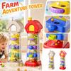 Toddler Busy Board Box Educational Toy with and Buttons for Early Learning