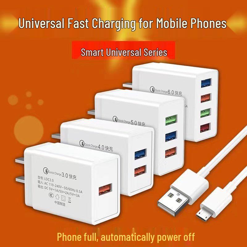 

120W Multi-Port USB Charger with PD20W & Auto Power Off