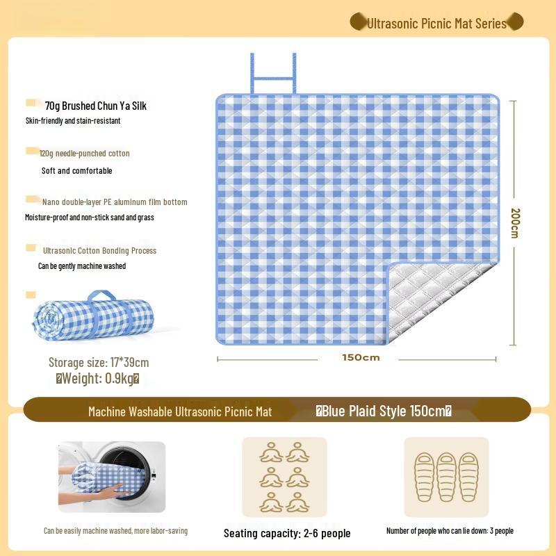 

Tiemuyun Outdoor Picnic & Camping Mat 2*1.5m