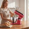 7L 2-in-1 Tilt Head Stand Mixer 1000W Electric Dough Mixer, Multifunctional Food Kitchen Mixer with Stainless Steel Bowl, Meat Grinder Attachment,
