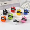 Handheld 4-Digit Mechanical Manual Tally Counter Digital Palm Clicker Number Count Assorted Colors for Business And Office Use