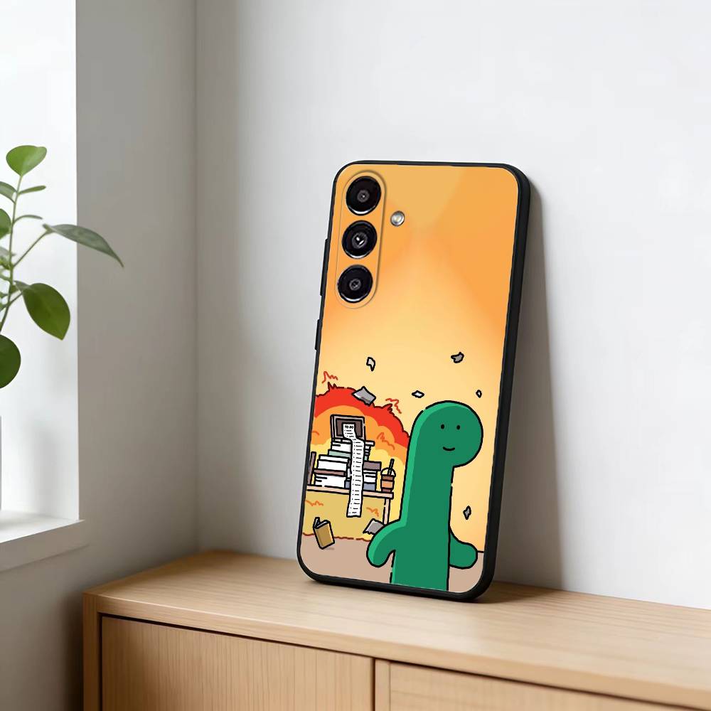 Cartoon J-Joguman Studio Phone Case For Samsung Galaxy A20,21s,22,31,32,52,53,72,73,80,91 Soft Black Shell