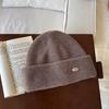 Women's Double-layer Thickened Autumn and Winter Warm Ear Protection Knitted Hat Versatile Piles of Hats Cold Hat Men