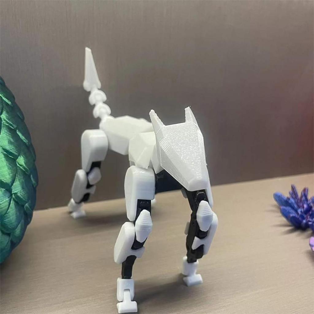 Lucky Doll 13 Joints Articulated 3D Printed Joint Dog Toy for Collectors and Pet Lovers