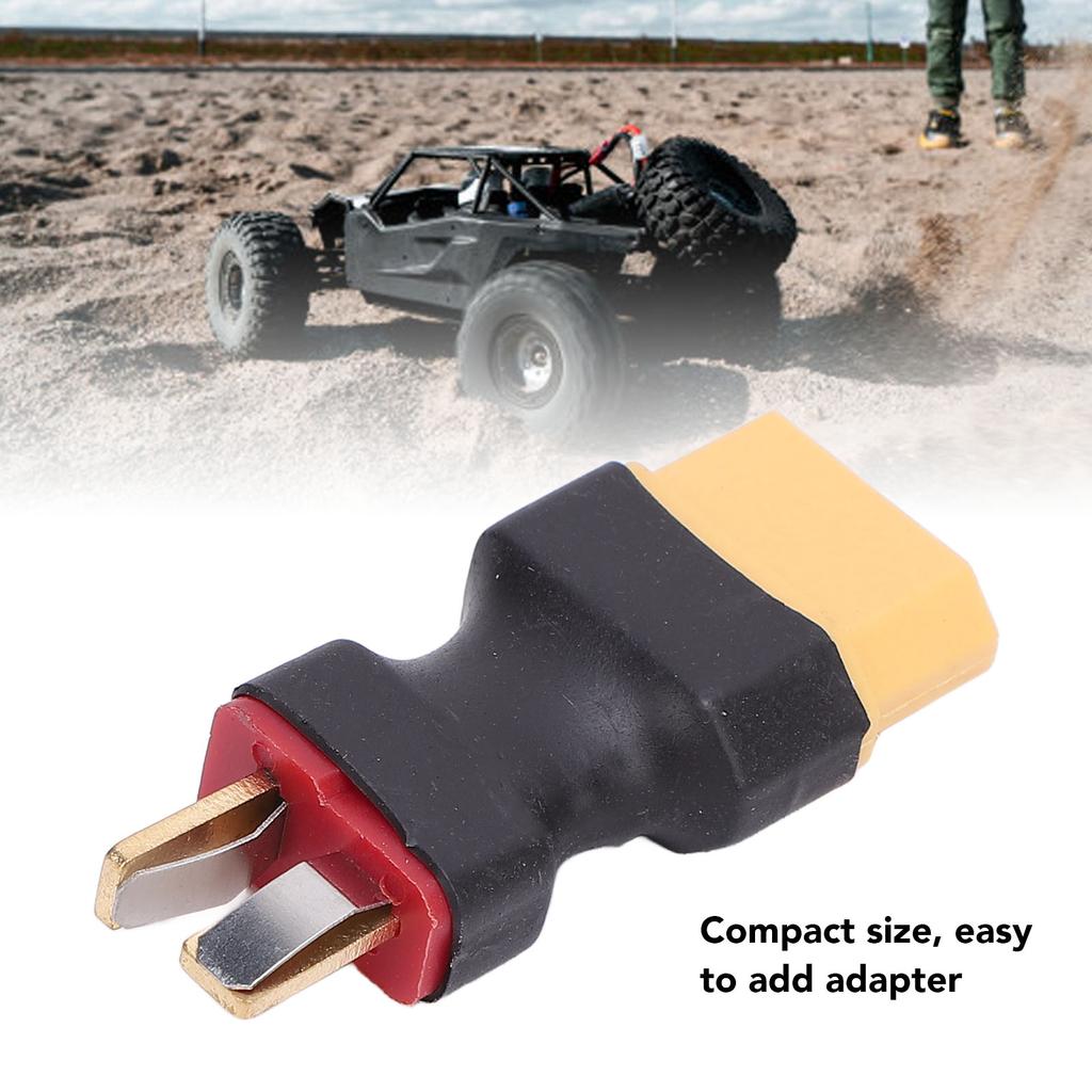 5PCS XT60 To T Plug Connector Battery To Charger ESC Male Port Conversion Adapter for RC Car