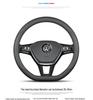 Volkswagen Steering Wheel Cover for Lavida, Bora, Sagitar, Magotan, Santana, Lamando, Tiguan L, Tayron - Four Seasons Genuine Leather.