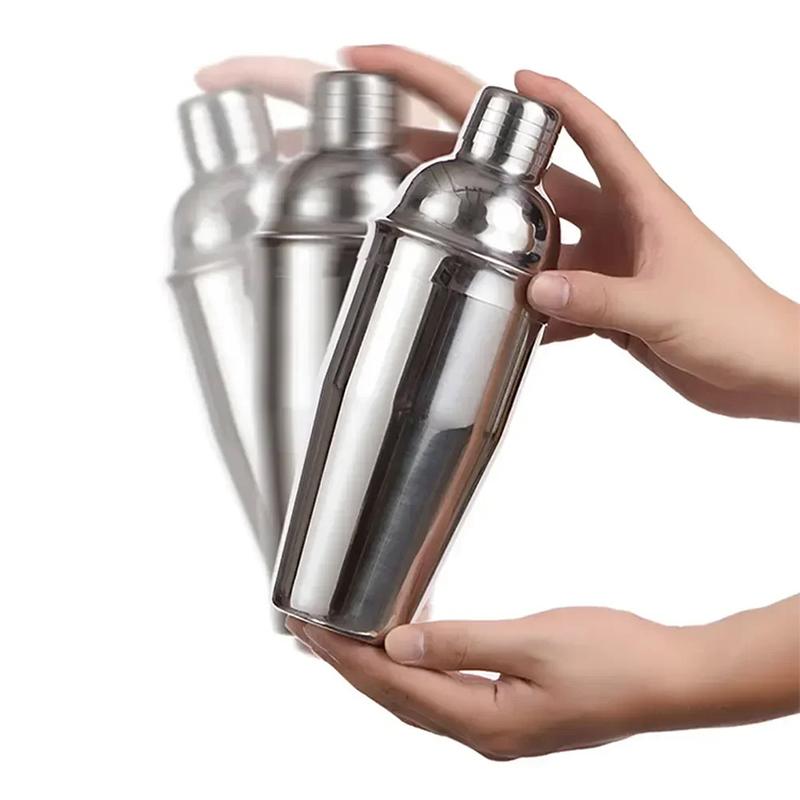 10Pcs Cocktail Shaker Set Stainless Steel Bartender Kit Cocktail Mixer Wine Martini Boston Shaker Party Bar Tools