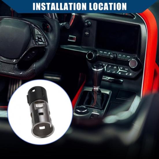 1 Set No.25776667 Inner Lighter Socket And Removal Tool  For Chevy Silver