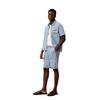 Calvin Klein Linen Blend American Trend Retro Drawstring Waist Light Denim Shorts Men shorts 4RF907G