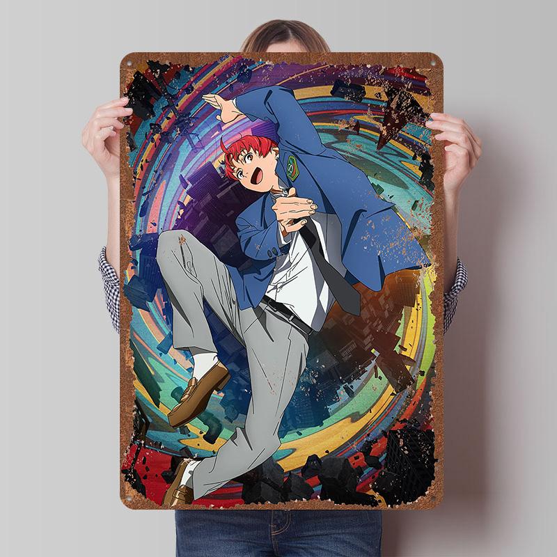 DAN DA DAN Tinplate Posters Custom Wall Art Vintage Metal Signs Retro Tin Plaque for Bedroom Decoration Gaming Home Decorations