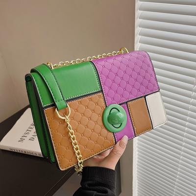 Women Handbags Designer Bags New Shoulder Crossbody Bags Fashion Patchwork Chain Flap Purses Luxury Casual Messenger Bags