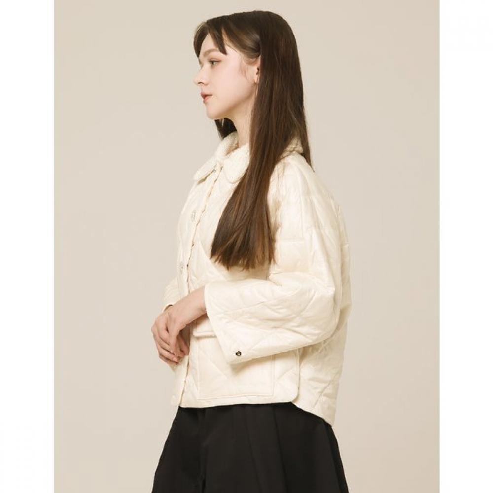 Son Jung Wan Tweed Collar Color Block Shinsul Jumper Zdj6161071