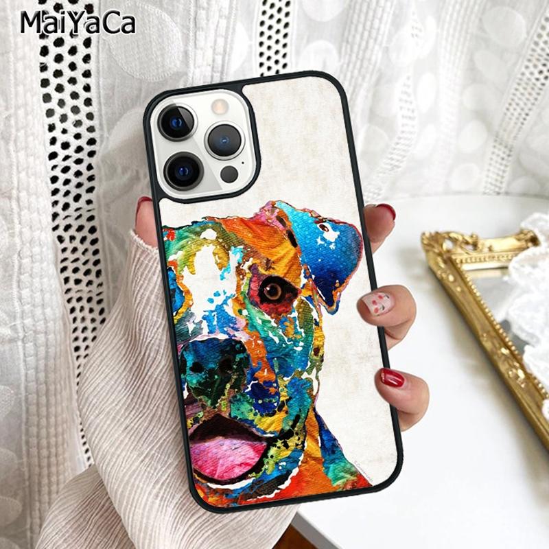 Pit Bull Lovely Pet Dog Pitbull Phone Case Cover For iPhone 17 Air 16 15 Plus 11 12 13 14 Pro Max Shell Coque