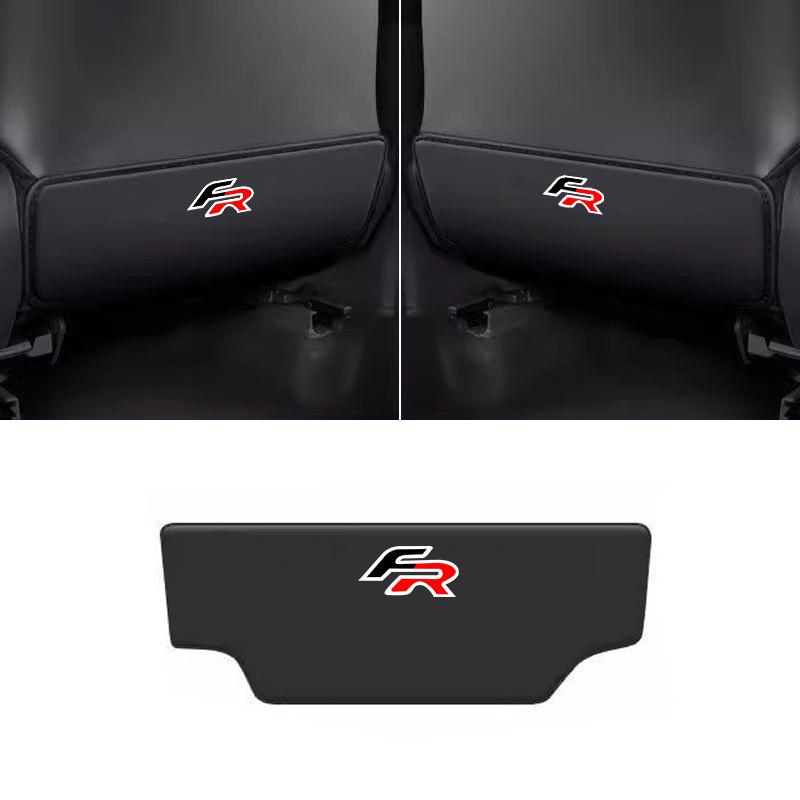 blsh7 Car Seat Back Protector Mat Prevent Dirty Anti Kick Pads For Seat Leon FR FR+ Cupra Ibiza Altea Exeo Formula Racing Accessories