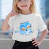 KPop Dämonenjäger Tiger T-Shirts Neues Cartoon-Druck Kinder T-Shirt Weiche Baumwolle Baby Mädchen Jungen T-Shirt Niedlicher Tiger-Druck Kinderkleidung