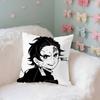Amine K-Kimetsu No Yaibas Case Plush Fabric Soft Pillowcase Double Sided Print Cushion Cover Household Gifts
