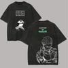 Kinji Hakari T-shirt Jujutsu Kaisen Herrar Vintage Syratvättad Satsa Alltid på Hakari Anime Grafisk Streetwear Bomulls-T-shirts
