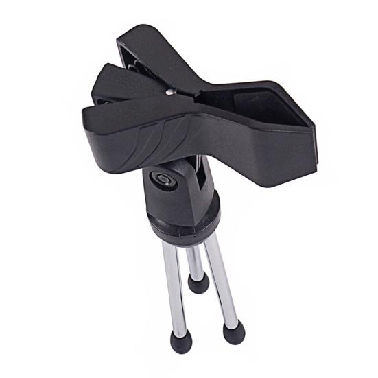 Microphone Stand Universal Shockproof Adjustable Desktop Microphone Tripod Clip Holder for Broadcast