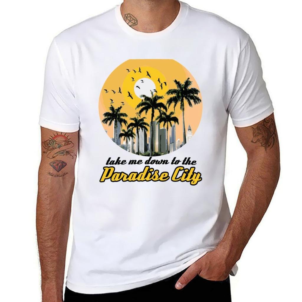 Paradise City Tshirt Work Wear Short Sleeve Tshirt