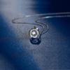 Beating Heart Necklace for Women with Niche Light Luxury Design, Lively Round Collarbone Chain, Sweet and Gentle Fairy Spirit