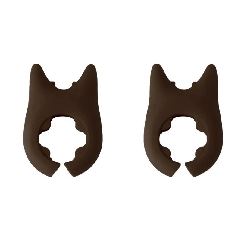 

Многофункциональный держатель для лопатки, силиконовый держатель для ложки, защищающий от ожогов и переливаний, креативный интегрированный держатель для кастрюли Devil Black 2PCS