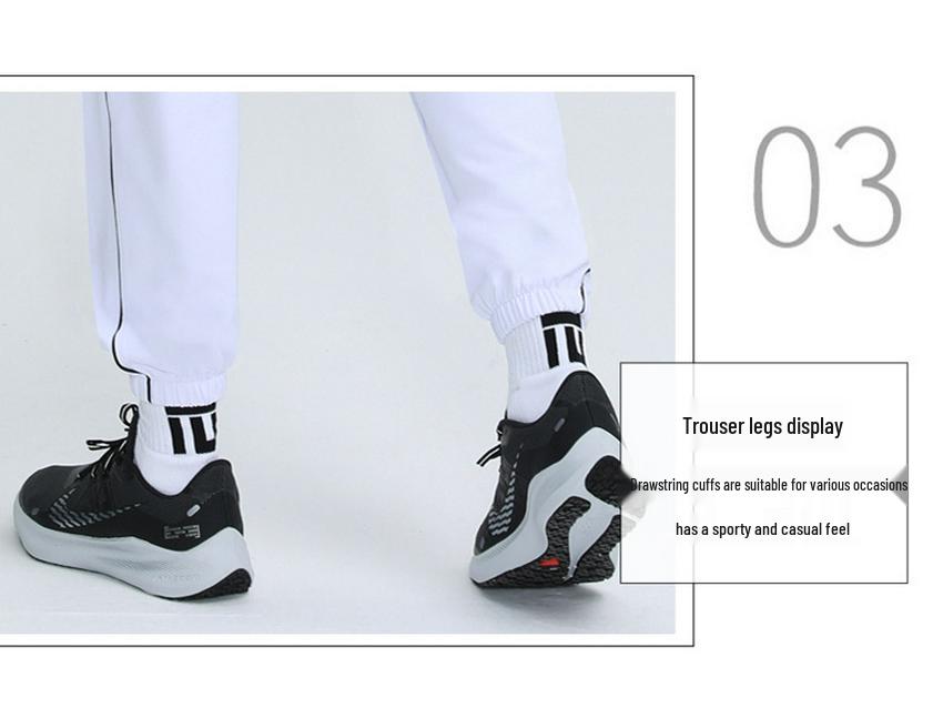 Men's Quick-Dry Loose Sports Pants for Basketball, Running, and Outdoor Activities