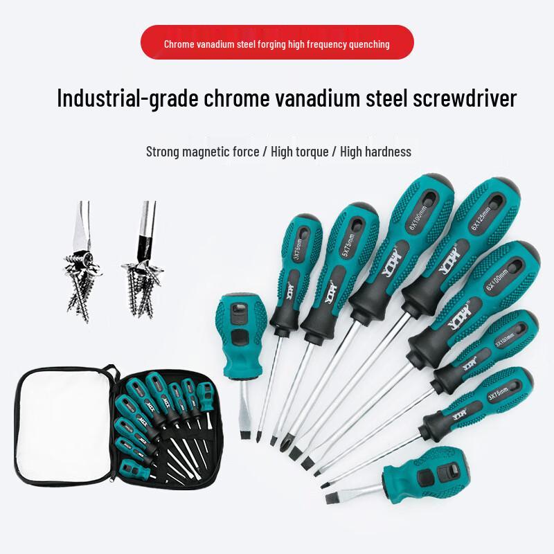 Bayou Magnetic Phillips & Flathead Screwdriver Set CN plug (adapter included)