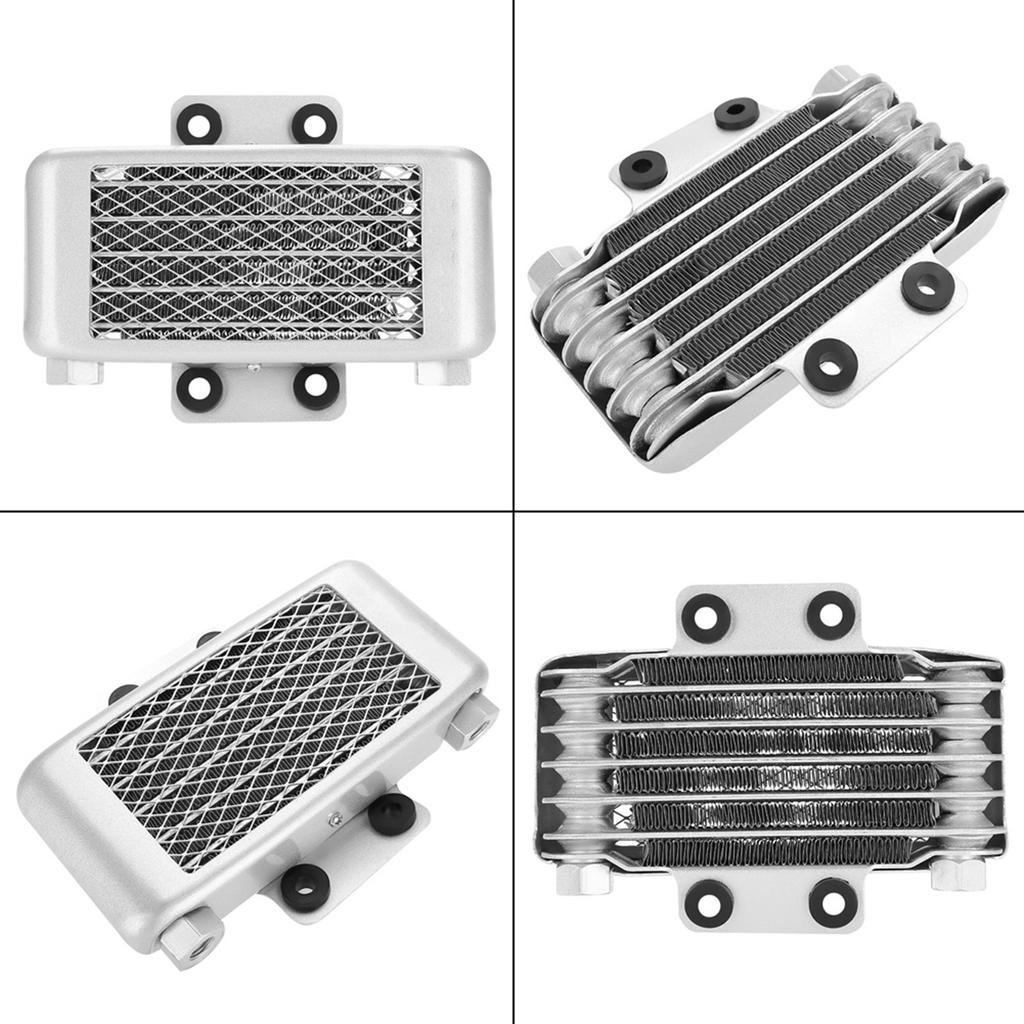 Aluminum 65ml Engine Oil Cooler Cooling   for 100 -250  Motorcycle Dirt Bike ATV Black