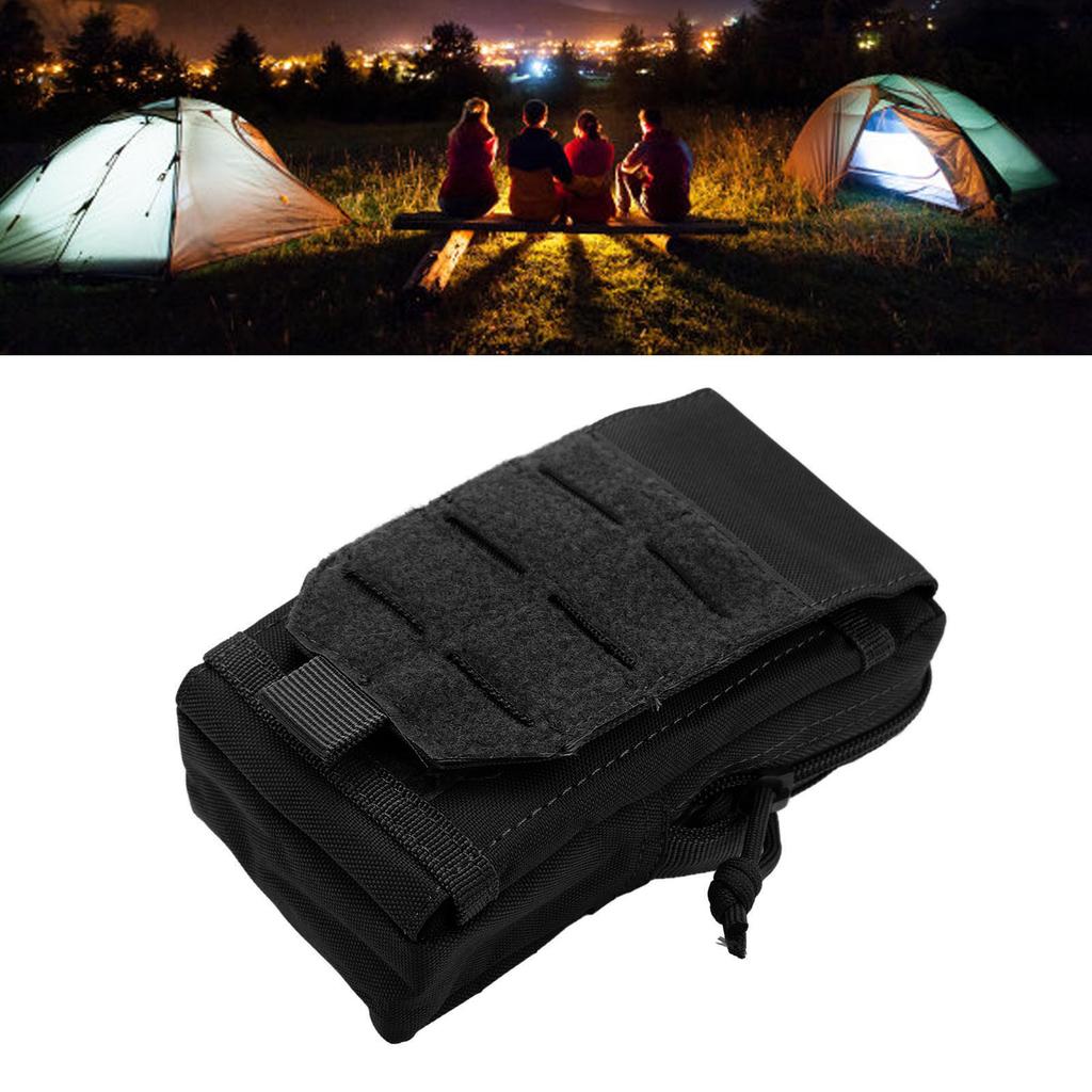 Molle Handy Gürteltasche Mehrzweck Utility Hüfttasche Herren Doppelschichtige Hüfttasche für Outdoor Camping Angeln