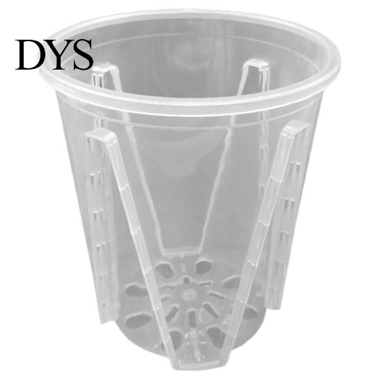 Plant Pot Transparent Thickened Large Capacity Breathable DIY Container Plastic Permeable Tall Flower Greenery Accessories Flowerpot