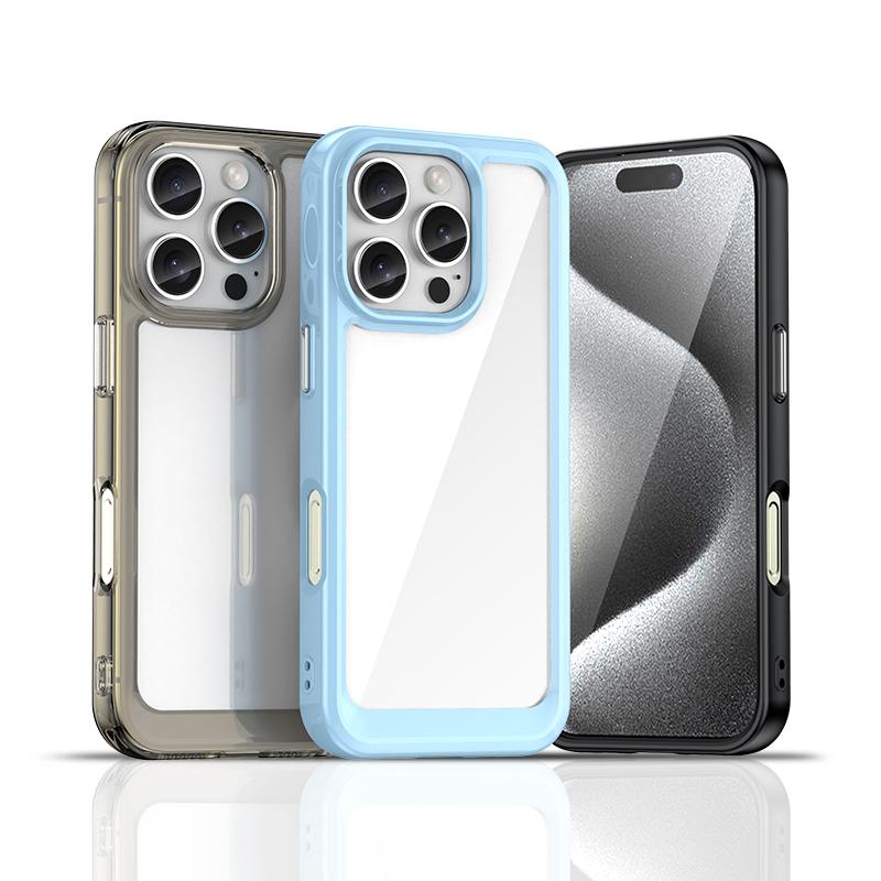 For APPLE iPhone 16 Pro Case Luxury Transparent Silicone For iPhone 16 Pro Case Phone Protector Cover for iPhone 16 Pro Cover