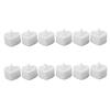 12Pcs LED Tea Lights Heart Shaped Flameless Battery Operated Electronic Fake Candles Wedding Party