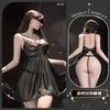 Sexy underwear Sexy pure desire style with steel tray Cross lace backless strap Mesh slim skirt
