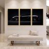 Aerodynamic Sports Car Painting Calligraphy 3 PCS Canvas Wall Art Prints for Living Room Decor Modern Fashion Wall Decals