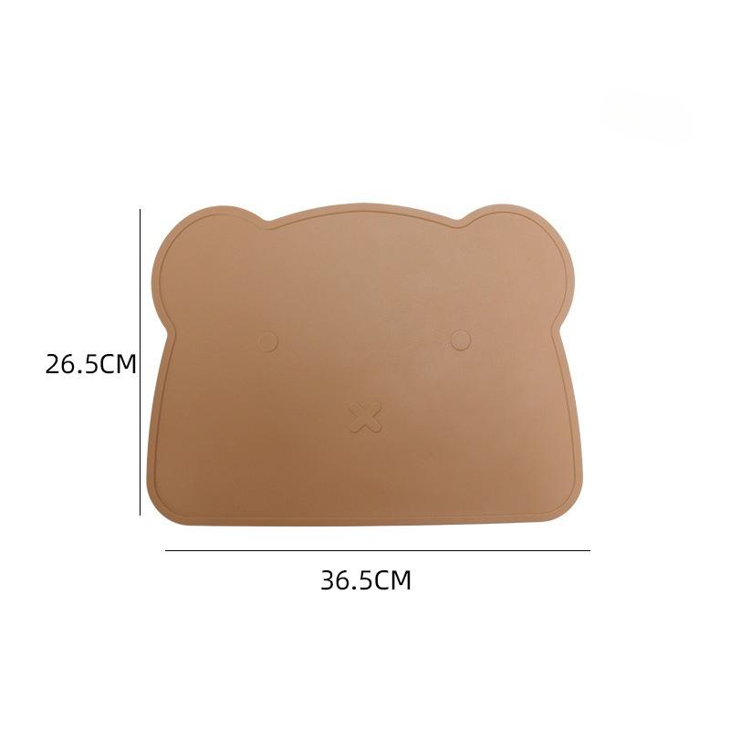 Silicone meal mat children's thick insulation and anti slip mat hotel home silicone cup mat Western style mat