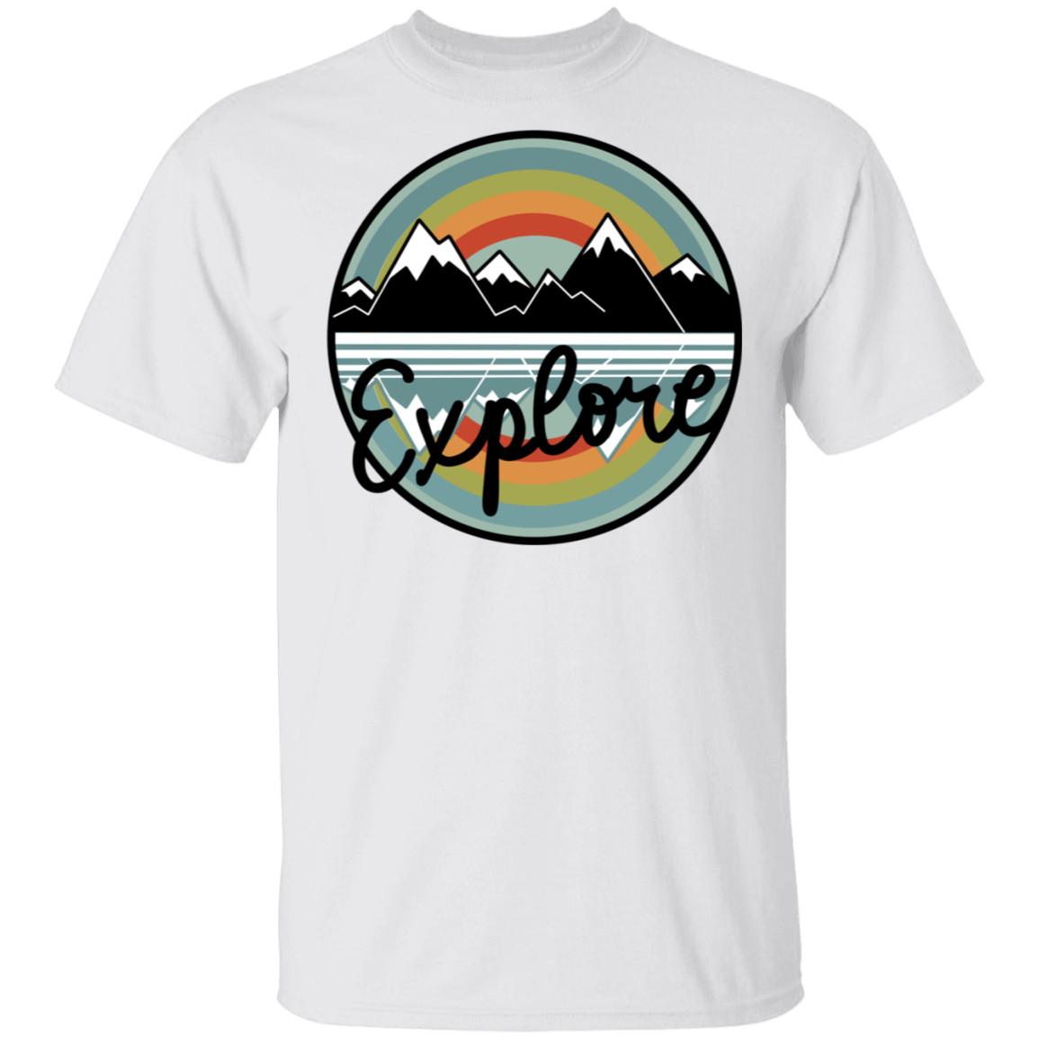 Explore Mountains Nature Camping T-Shirt S