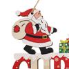 Christmas Wooden Pendant with Bells for Door Sign And Wall Decor