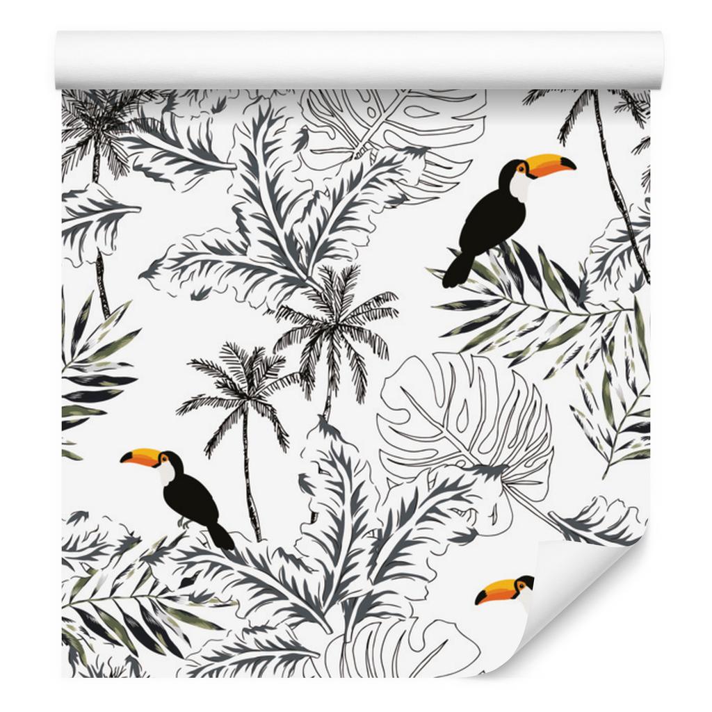 Toucans wallpaper for living room and bedroom 50x1000