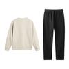 Li-Ning Warm Round Neck Versatile Long Sleeve Comfortable Sweatpants Hoodie Set Men Sets AWDUA53-15+AKLVD05-1
