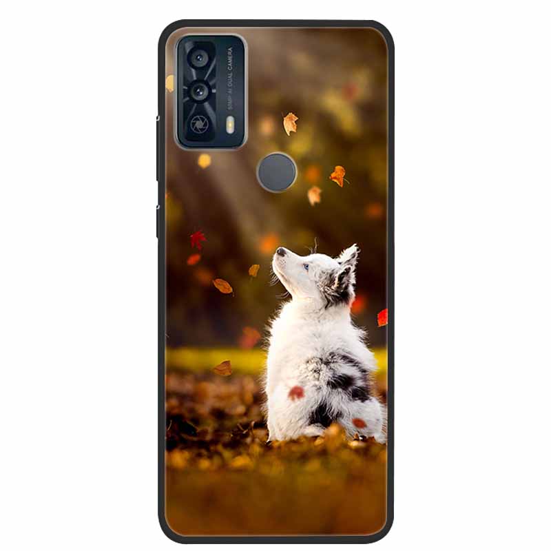 For TCL 20Y 20E Case Luxury Soft Silicone TPU Back Cover For TCL 20Y 20B Phone Cases TCL20Y 20 Y TCL20E Cute 6125F Funda Cartoon